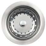 Glacier Bay 3/4 in. Standard Post Sink Strainer in Brushed Steel (7043-103BS)