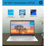 HP 15.6" Touchscreen Laptop, Core i3-1215U, 16GB RAM, 512GB SSD, MS Office Pro 2024, Windows 11 Pro