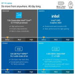 HP 14" Laptop, Intel Core i3-1115G4, 4GB RAM, 128GB SSD, Windows 11 S Mode, Natural Silver