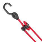 HDX 16 in. to 24 in. Adjustable Super Strong Bungee, Red (2-Pack) (9375)