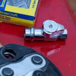 BRASSCRAFT MFG CO INC 1/2 in. Press Connect Inlet x 3/8 in. Compression Outlet 1/4 Turn Straight Valve (G2CP14X C1)