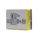 BrassCraft 1/2 in. Crimp PEX Barb Inlet x 3/8 in. Compression Outlet Straight Valve (G2BRPX14X C1)