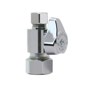 BrassCraft 1/2 in. Compression Inlet x 3/8 in. Compression Outlet Straight Valve (G2CR14X C1)