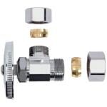 BrassCraft 1/2 in. Compression Inlet x 1/2 in. Compression Outlet Multi-Turn Angle Valve (OCR39X C1)
