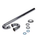 Dearborn Brass 1-1/4 in. 24-Gauge Chrome-Plated Brass Sink Drain S- Trap (HDC2718-1)