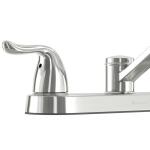 Glacier Bay Constructor Double Handle Standard Kitchen Faucet in Chrome (HD67099-0B01)