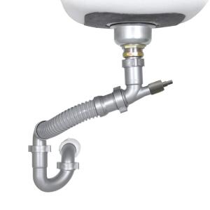 SnappyTrap 1-1/2 in. All-in-One Drain Kit for Single Bowl Kitchen Sinks, Bar Sinks and Utility Sinks (DK-100)