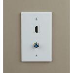 Commercial Electric Twist-On F-Connector - White (5010-WH )