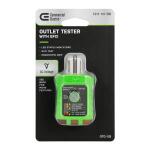 Commercial Electric 110/125-Volts Outlet Tester with GFCI - OTG-103
