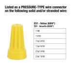 Commercial Electric Assorted (Blue, Orange, Yellow and Red) Standard Wire Connectors (360-Pack) (ESA-360)