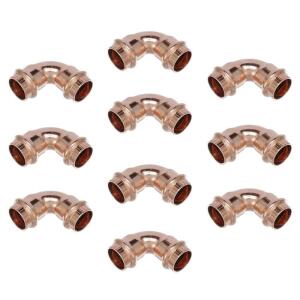 Viega ProPress 3/4 in. Press Copper 90° Elbow 10-Pack (77420)