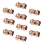 Viega ProPress 3/4 in. Press Copper Coupling No Stop 10-Pack (77475)