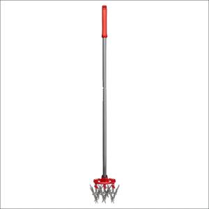 Corona MAX Garden Disc Cultivator with Adjustable 6.5 in. Steel Tines and Red Comfort Grip (LG13635)