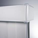 Home Decorators Collection Crown White Cordless Room Darkening Vertical Blinds for Sliding Doors Kit with 3.5 in. Slats - 78 in. W x 84 in. L (10793478805020)