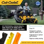 Cub Cadet Original Equipment High Lift Blade Set for Select 50 in. Riding Lawn Mowers (490-110-C193)