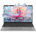 Molegar 15.6" Laptop, Intel N95, 16GB RAM, 1TB SSD, FHD, Fingerprint Reader, Backlit Keyboard