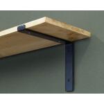 Crates & Pallet 10 in. Black Steel Shelf Bracket for Wood Shelving (69102)
