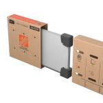 The Home Depot 25 in. L x 4 in. W x 26 in. D Heavy Duty Medium Adjustable TV Box and Picture Moving Box (HDMEDTVBOX)