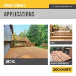 DECKMATE #9 3 in. Black Exterior Self-Starting Torx Drive Flat-Head Deck Screw (5 lbs. / 365-Piece) (115926)