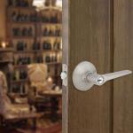 Defiant Freedom Satin Nickel Keyed Entry Door Lever (32LEX200B)