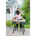 DEWALT 33 in. H Plastic Folding Portable Sawhorse Workbench (DWST11556)