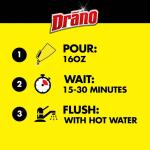 Drano Commercial Line Max Gel Clog Remover, 128 fl. oz. (694769)