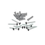 Everbilt BLACK VERTICAL RAIL AND HANG TRACK SCREWS-SHELVING HARDWARE-10-Pack (90893)