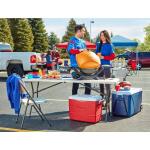 HDX Earth Tan Plastic Seat Outdoor Safe Folding Chair (CH174207)