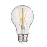 EcoSmart 60-Watt Equivalent A19 Dimmable CEC Dusk to Dawn Clear Glass Filament LED Light Bulb Soft White (11CFA1960WDTD01)