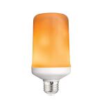 EcoSmart 3-Watt Equivalent T60 Cylinder Flame Effect Design E26 Medium Base LED Light Bulb Amber 1-Pack (C/FLAME2/LED/ESM)