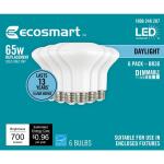 EcoSmart 65-Watt Equivalent BR30 Dimmable LED Light Bulb Daylight (6-Pack) (A20BR3065WESD56)
