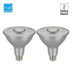 EcoSmart 90-Watt Equivalent PAR38 Dimmable Flood LED Light Bulb Daylight (2-Pack) (A20PR3890WESD52)
