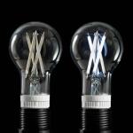 EcoSmart 60-Watt Equivalent A19 Dimmable White Filament CEC Clear Glass E26 Medium Base LED Light Bulb Selectable White 1-Pack (A19605CCTCA/WFIL/ECP)