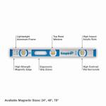 Empire 24 in. Aluminum Magnetic I-Beam Level (500M-24)
