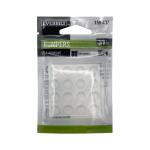 Everbilt 3/8 in. Clear Self-Adhesive Round Bumper (16-Pack) (41-H10060)