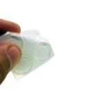 Everbilt 3/4 in. Clear Self-Adhesive Round Vinyl Bumper (16-Pack) (41-H10250)