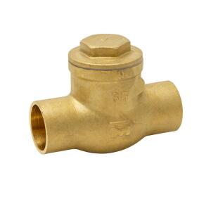 Everbilt 3/4 in. Brass Sweat x Sweat Solder Swing Check Valve(101-504EB)