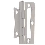 Everbilt 2-1/2 in. Satin Nickel Non-Mortise Hinges (2-Pack) (29157)