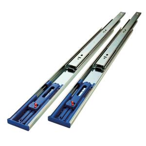 Everbilt 22 in. Soft-Close Full Extension Side Mount Ball Bearing Drawer Slide Set 1-Pair (2 Pieces) (D94222E-ZP-W0)