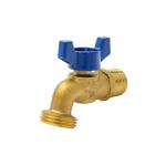 Everbilt Quarter Master 1/2 in. Forged Brass MPT and Internal Solder Hose Bibb (103-053EB)