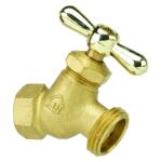 Everbilt 1/2 in. FIP x 3/4 in. MHT Brass No-Kink Hose Bibb Valve (VHNSTDB3EB)