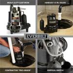 Everbilt 1/2 HP Cast Iron Sump Pump (HDS50)