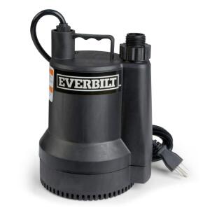 Everbilt 1/6 HP Plastic Submersible Utility Pump (SUP54-HD)