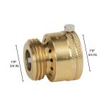 Everbilt 3/4 in. FHT x 3/4 in. MHT Hose Bibb Valve Vacuum Breaker (VACBFPZ4EB)