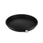 Everbilt 24 in. Plastic Round Water Heater Drain Pan with PVC Fitting (HP00224BL)