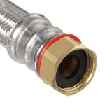 Everbilt 3/4 in. FIP x 3/4 in. FIP x 24 in. Stainless Steel Water Heater Supply Line (EBBC-07-24a)
