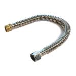 Everbilt 3/4 in. MIP x 3/4 in. FIP x 18 in. Corrugated Stainless Steel Tankless Water Heater Connector (EBWC-07M-18)