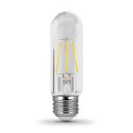 Feit Electric 40-Watt Equivalent T10 Dimmable Filament CEC Title 20 Compliant LED 90+ CRI Clear Glass Light Bulb, Soft White (BPT1040/927CA/RP)