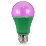 Feit Electric 9-Watt E26 A19 Medium Base Non-Dim Indoor and Greenhouse Full Spectrum Plant Grow LED Light Bulb 1-Pack (A19/GROW/LEDG2/BX)