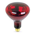 Feit Electric 250-Watt BR40 Red Reflector E26 Heat Lamp Dimmable 120-Volt Infrared Incandescent Light Bulb (1-Pack) (250R40/R/HDRP)
